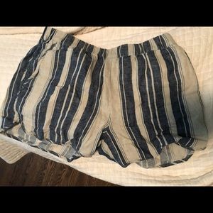 Madewell striped shorts